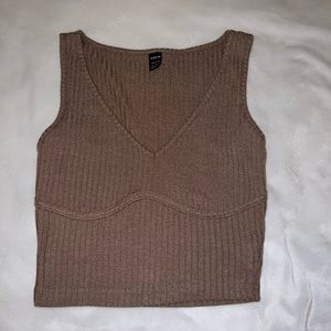 Brown Tank Top